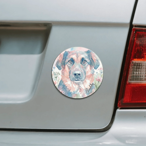 Watercolour - Personalised Car Magnet - Featured Image