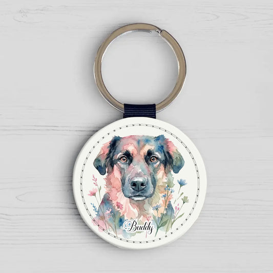 Watercolour - Personalised Keychain