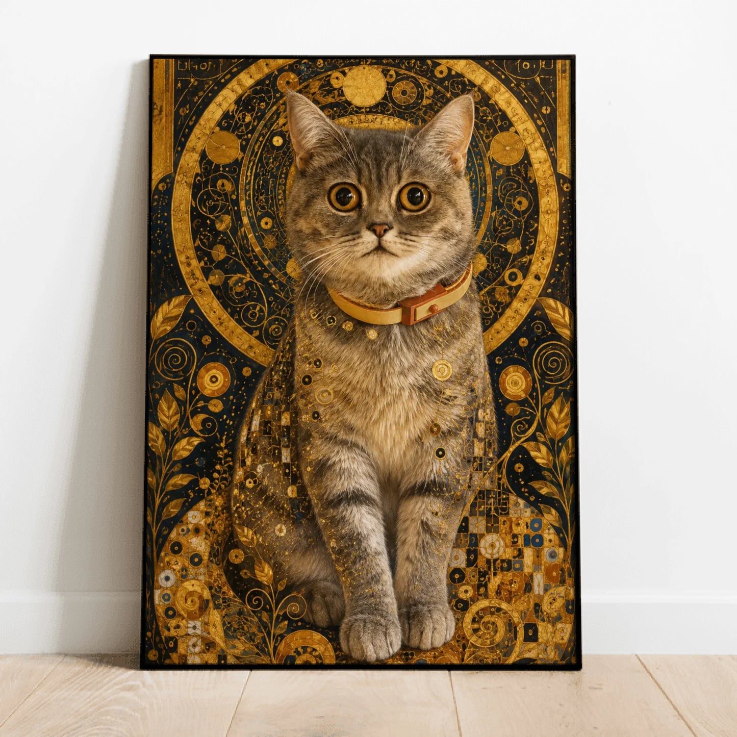 Golden Pet (Klimt Style) - Personalised Poster