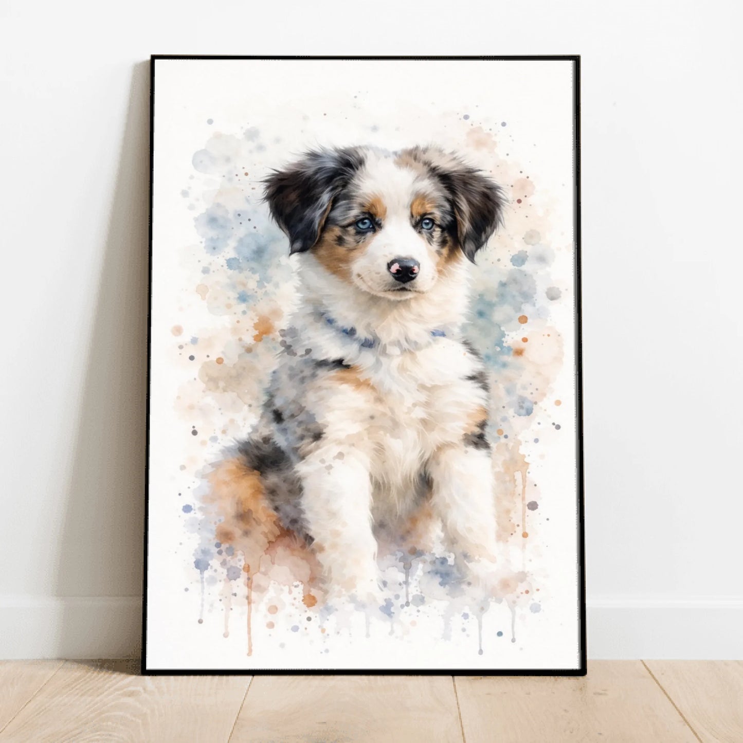 Watercolor Realistic Portrait - Personalised Poster