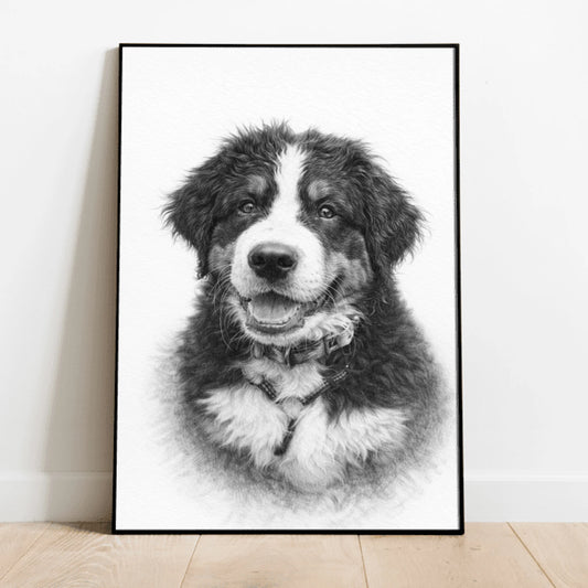 Pencil Sketch - Personalised Poster