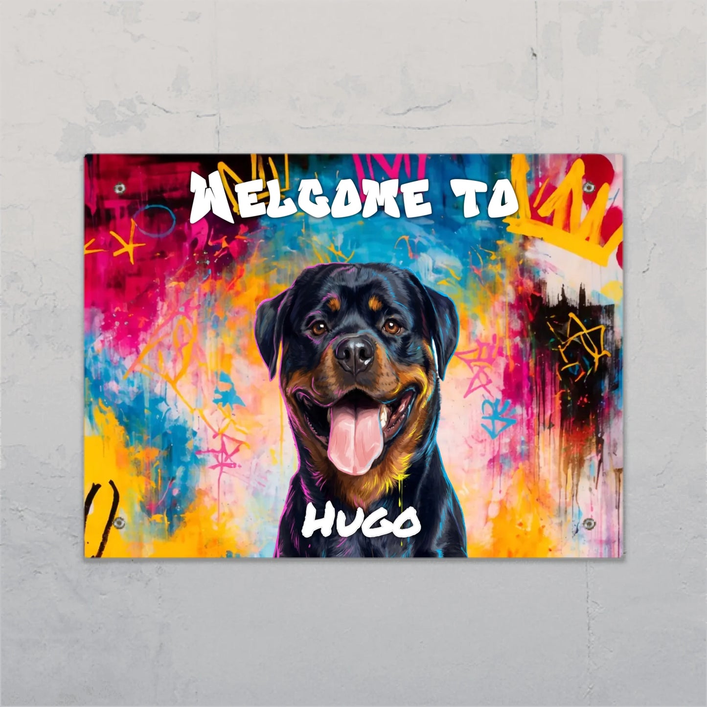 Graffiti - Personalised Door Sign