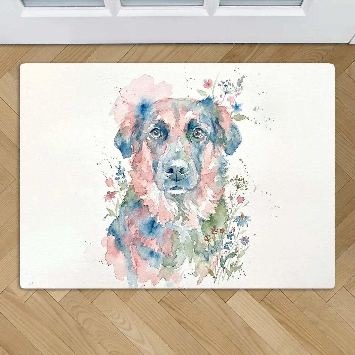 Watercolour - Personalised Doormat