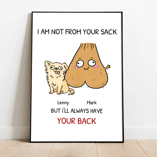 Not from your sack - Personalised Poster