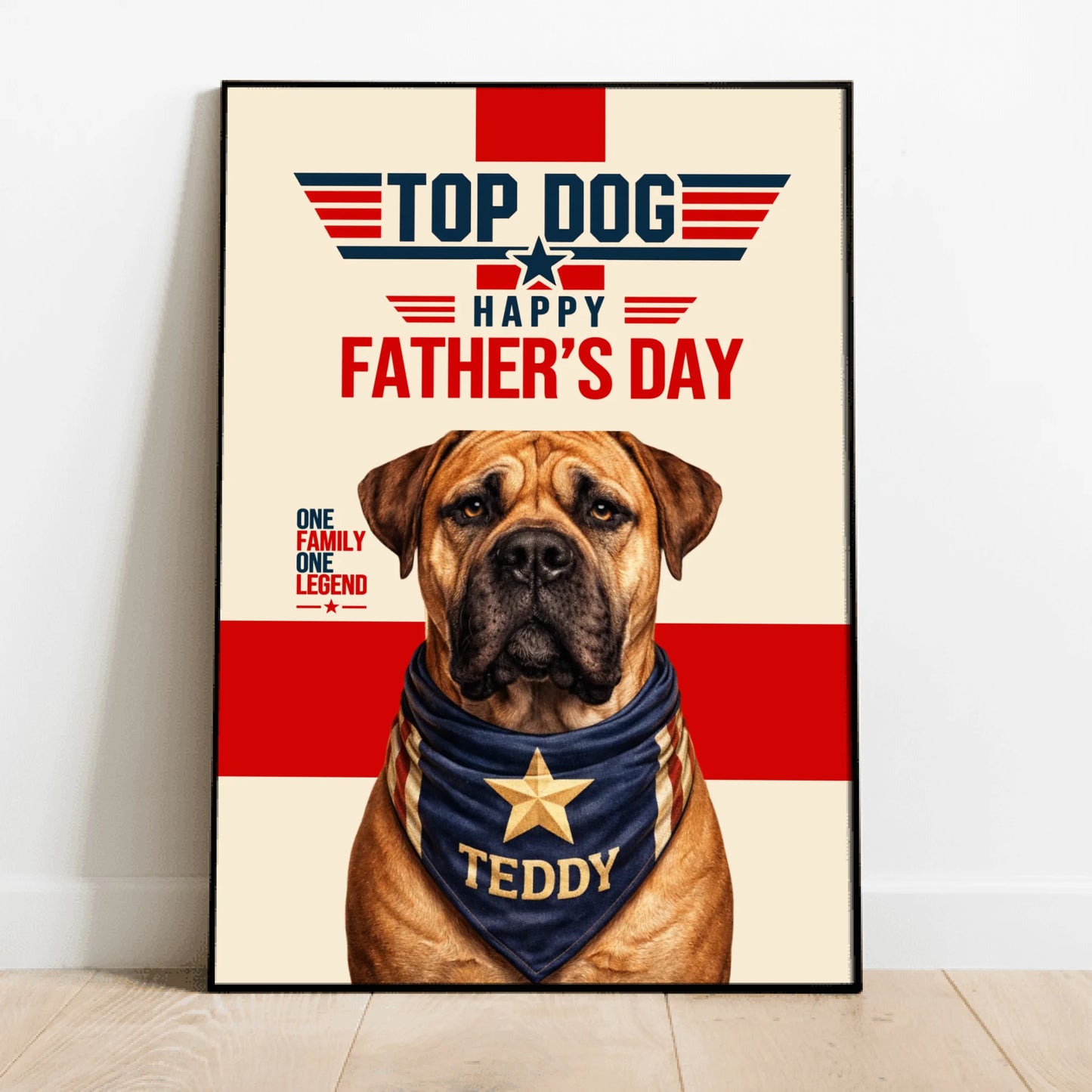 Top Dog - Personalised Poster