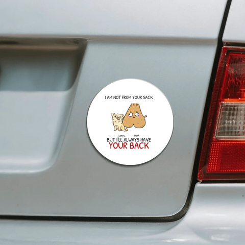 Not from your sack - Personalised Car Magnet - Featured Image