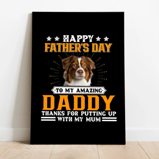Amazing Daddy Father's Day - Personalised Poster