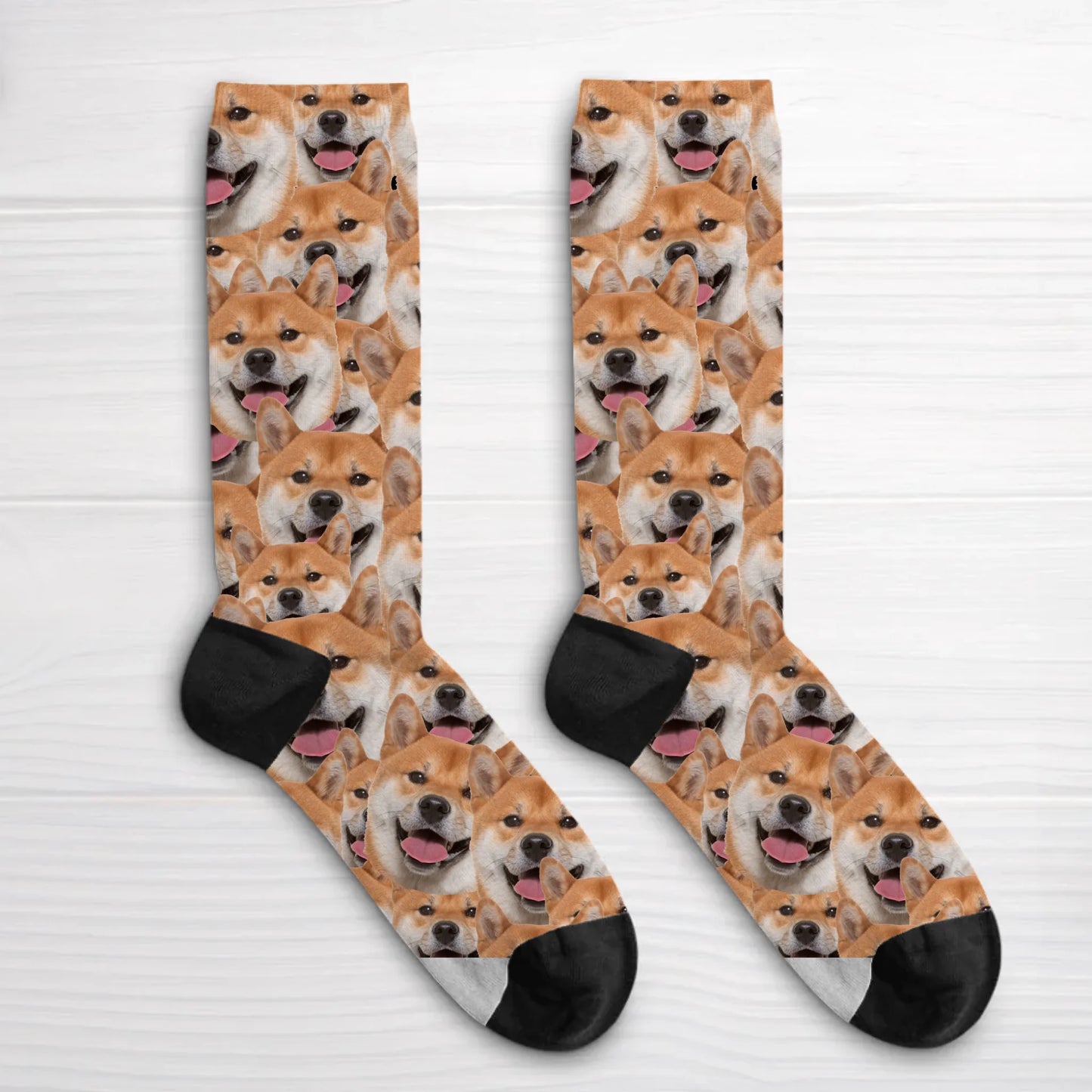 Wild photo pattern - Personalised Socks