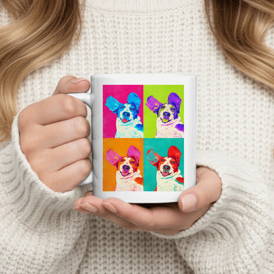 Colour Squares - Personalised Mug