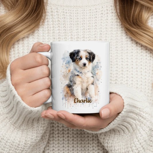 Watercolour Realistic Portrait - Personalised Mug