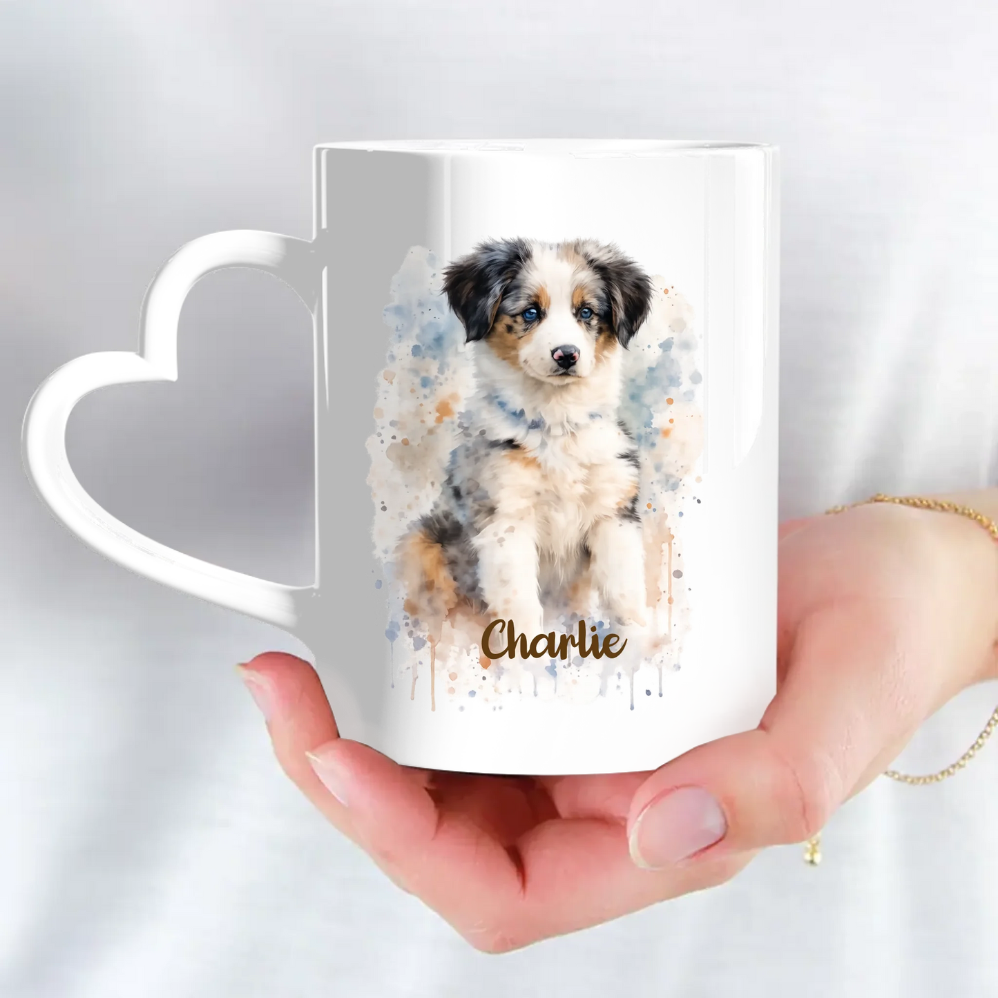 Watercolour Realistic Portrait - Personalised Mug