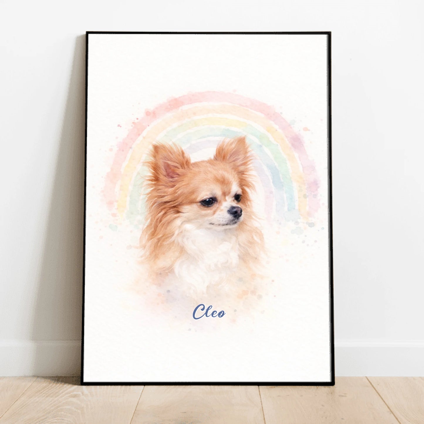 Rainbow Watercolor - Personalised Poster