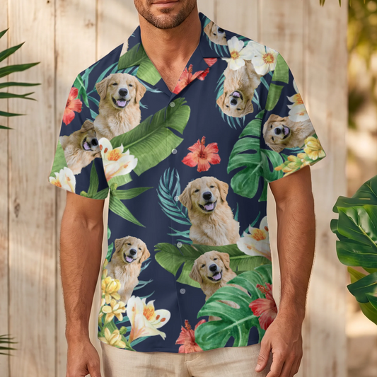Your photo - Personalised Hawaiian Shirt