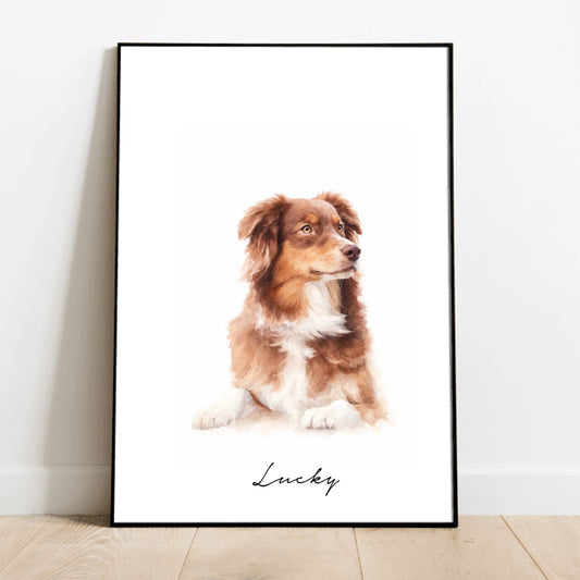 Watercolours - Personalised Poster