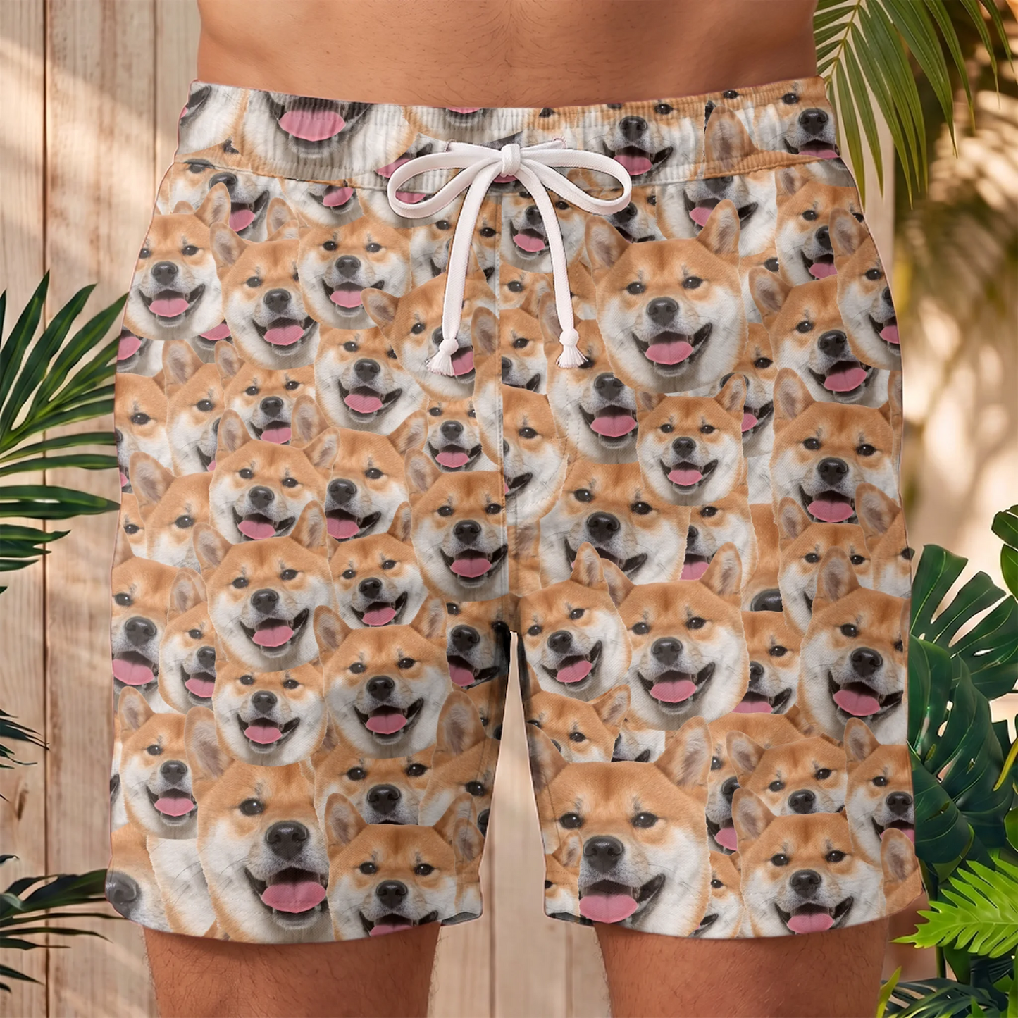 Wild photo print - Personalised Swim Shorts