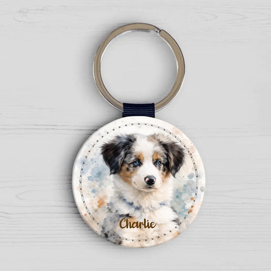 Watercolor Realistic Portrait - Personalised Keychain