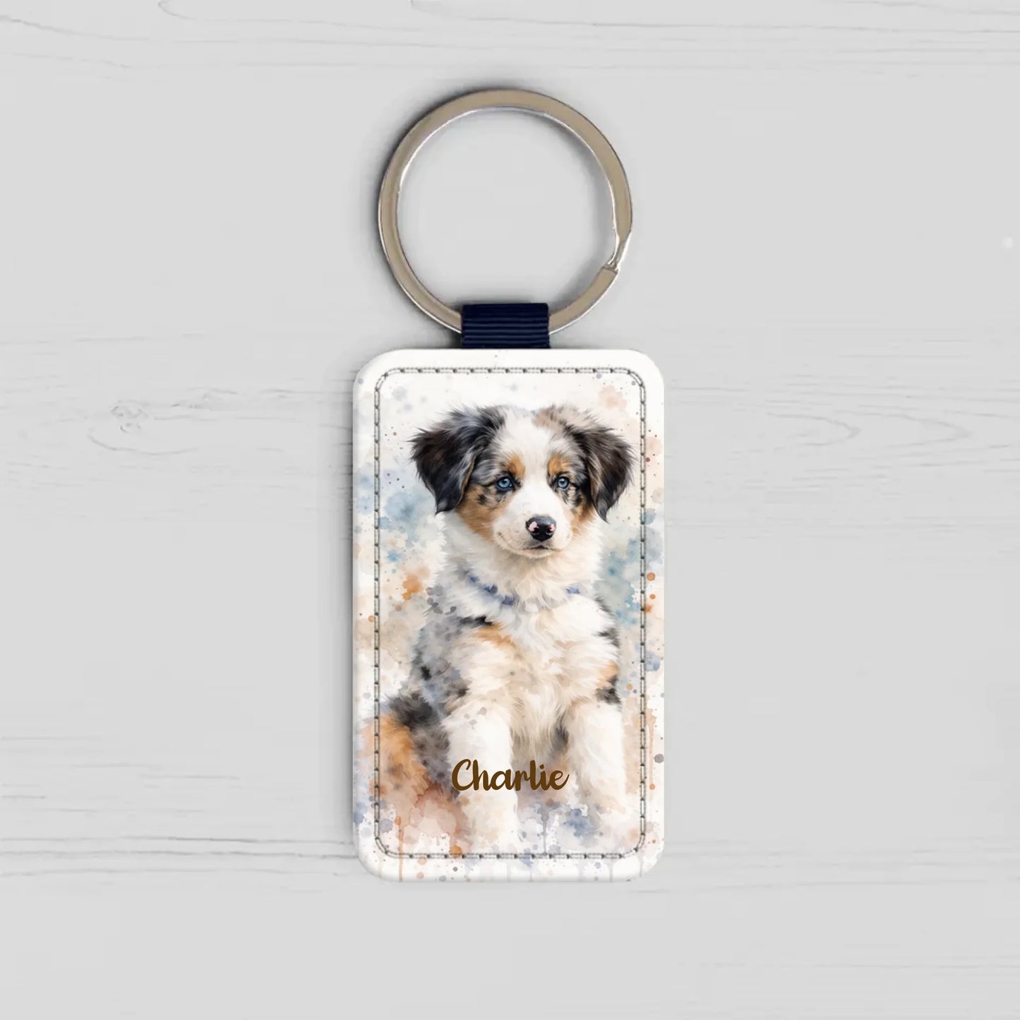 Watercolor Realistic Portrait - Personalised Keychain