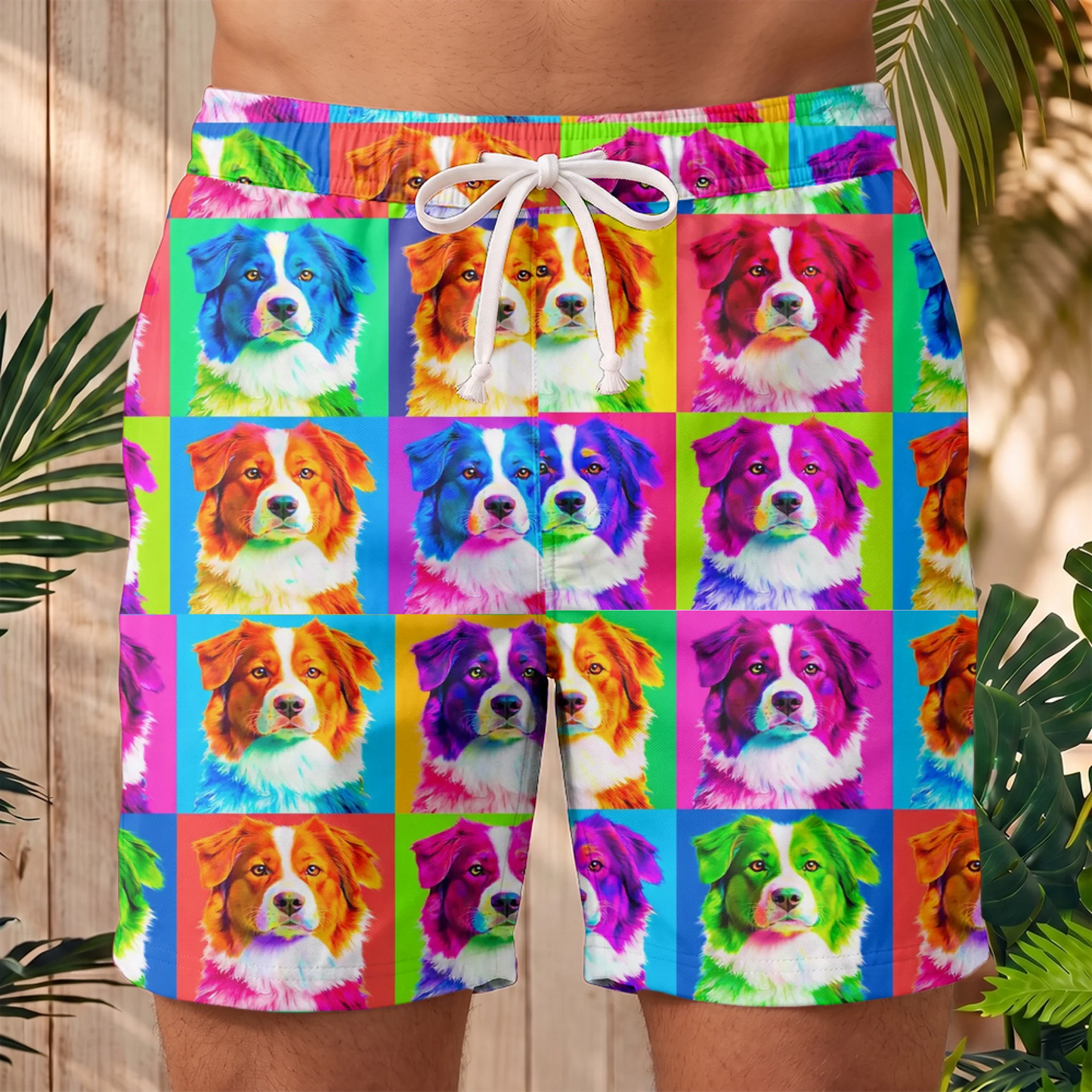 Color Squares - Personalised Swim Shorts