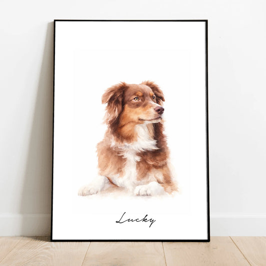Watercolours - Personalised Poster