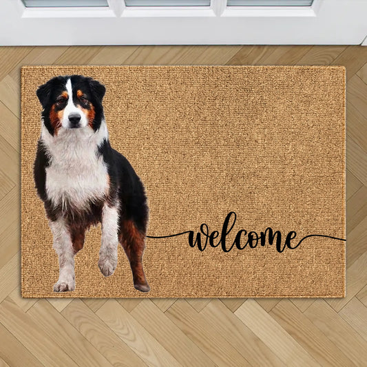 Welcome with Pet Portrait - Doormat