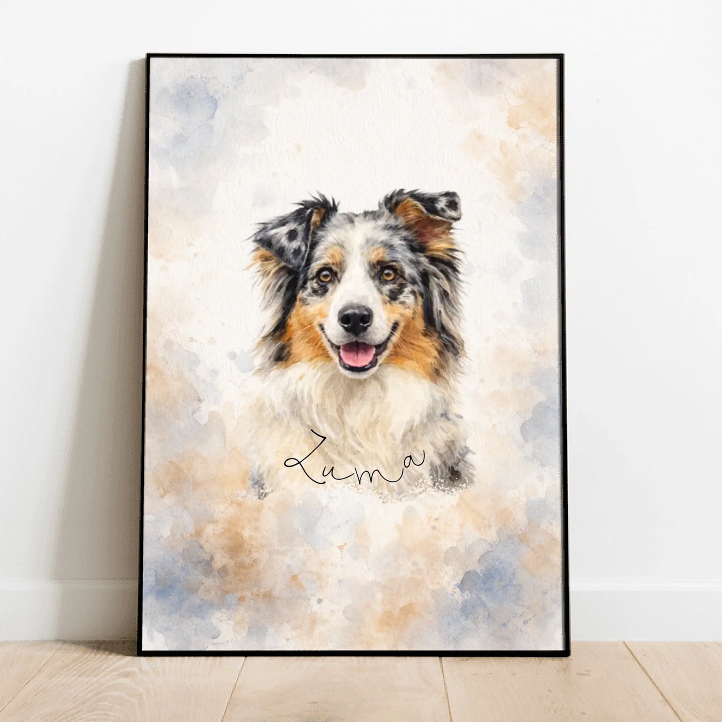 Watercolor Portrait - Personalised Poster