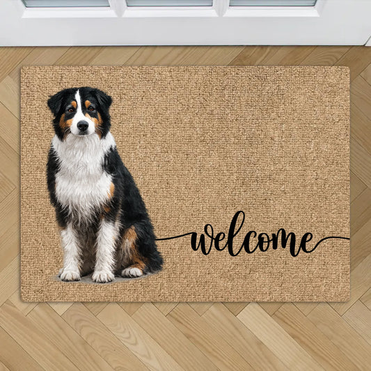 Welcome with Pet Portrait - Personalised Doormat