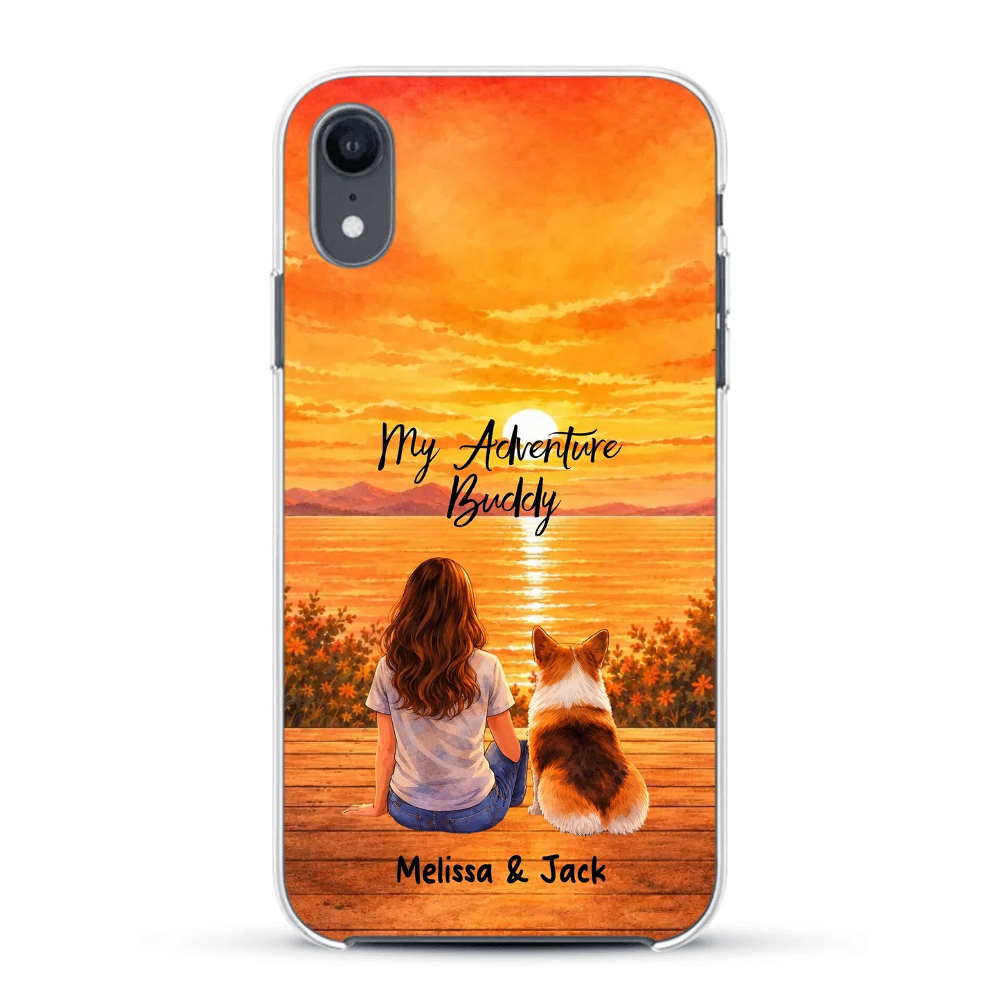 Personalised Phone Case - Watercolor Silhouette