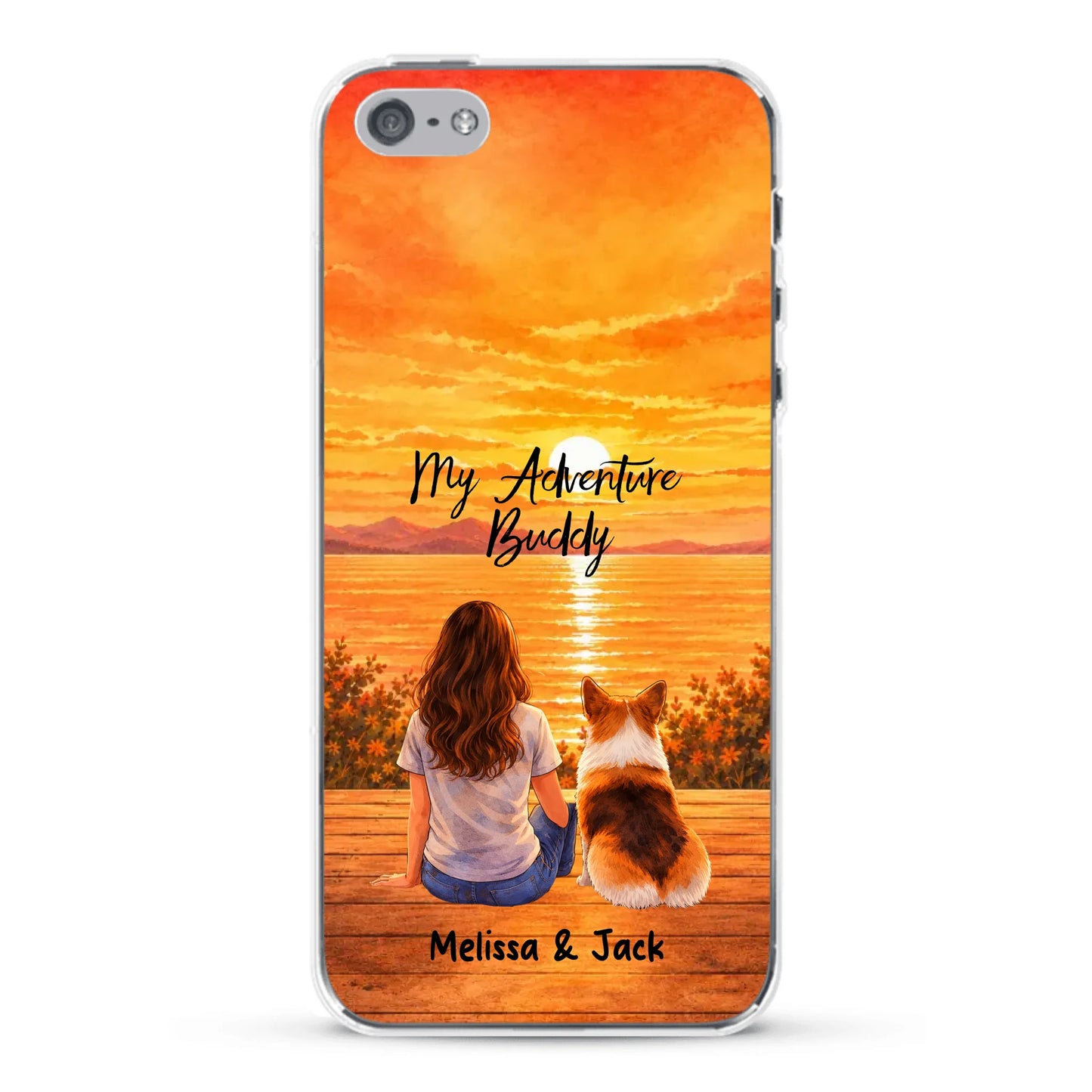 Personalised Phone Case - Watercolor Silhouette