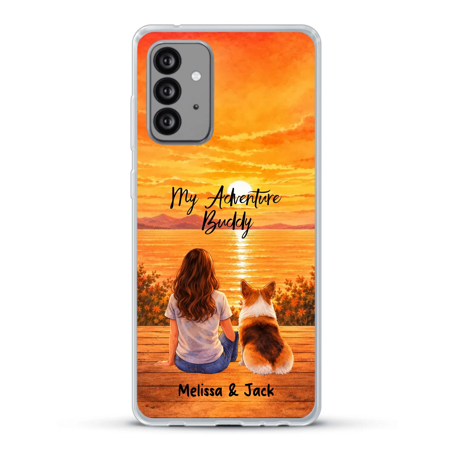 Personalised Phone Case - Watercolor Silhouette