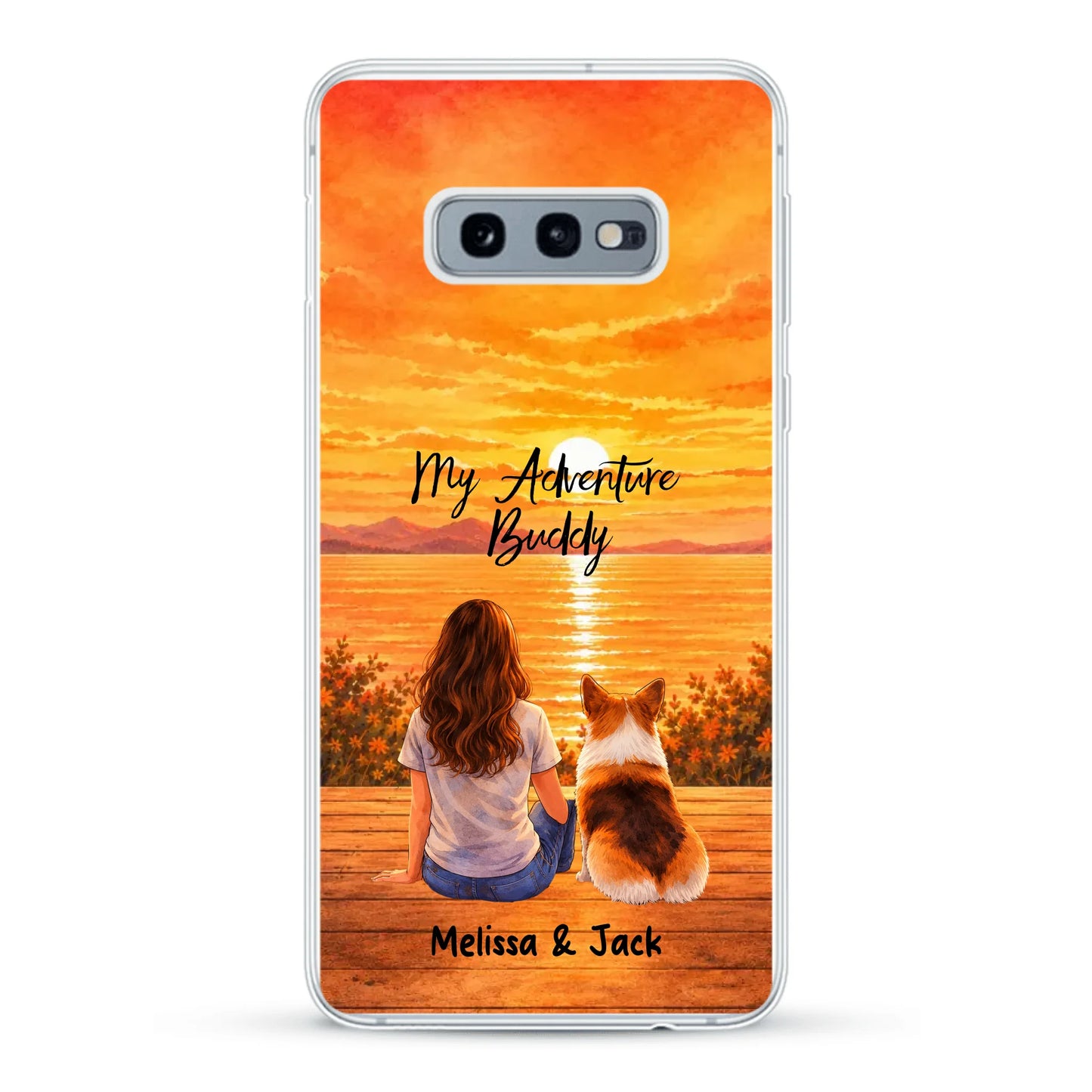 Personalised Phone Case - Watercolor Silhouette