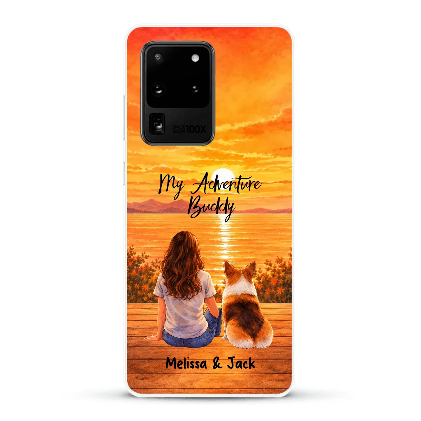 Personalised Phone Case - Watercolor Silhouette