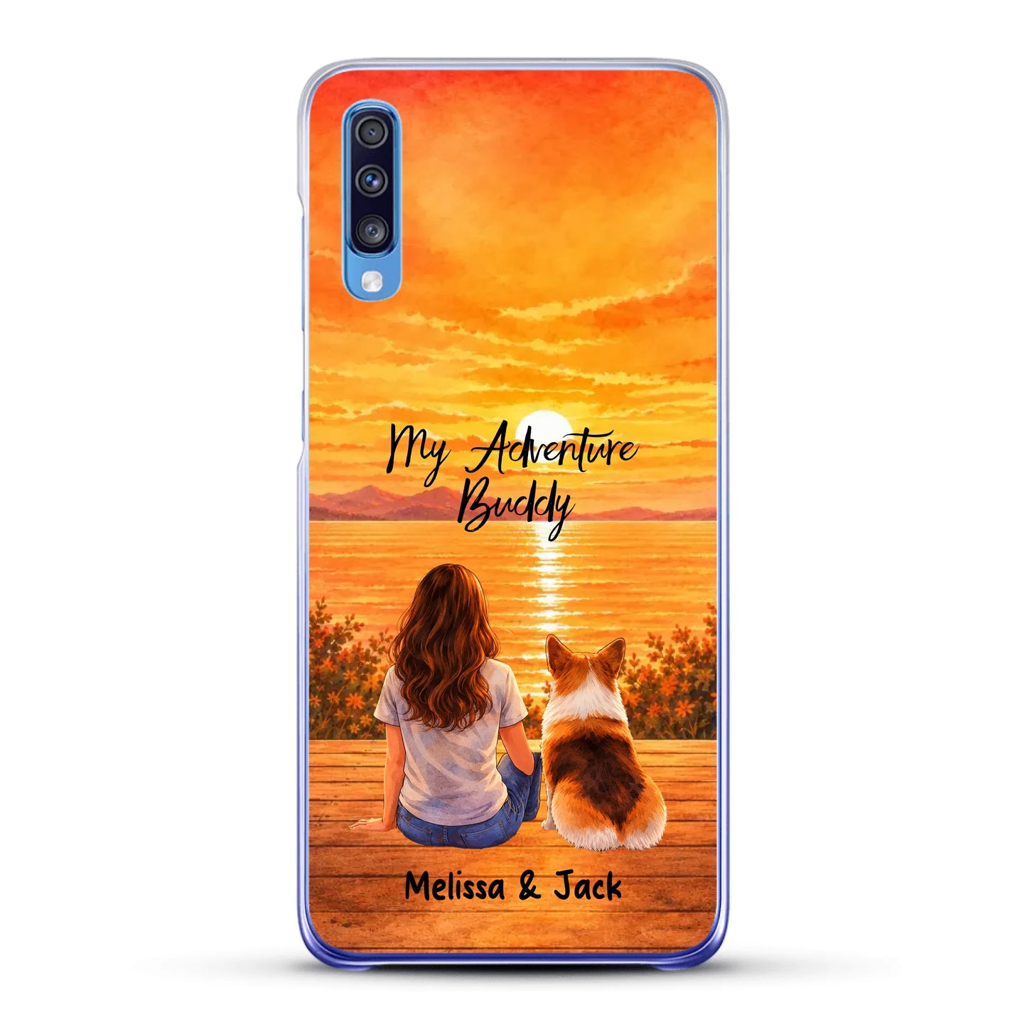 Personalised Phone Case - Watercolor Silhouette
