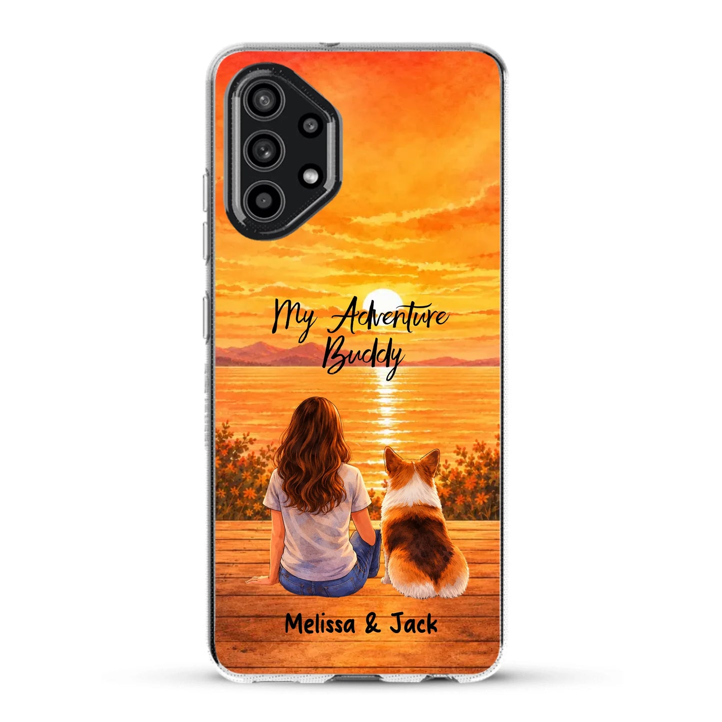Personalised Phone Case - Watercolor Silhouette