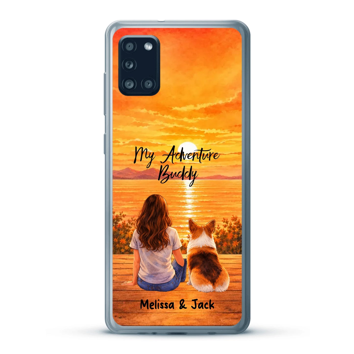 Personalised Phone Case - Watercolor Silhouette