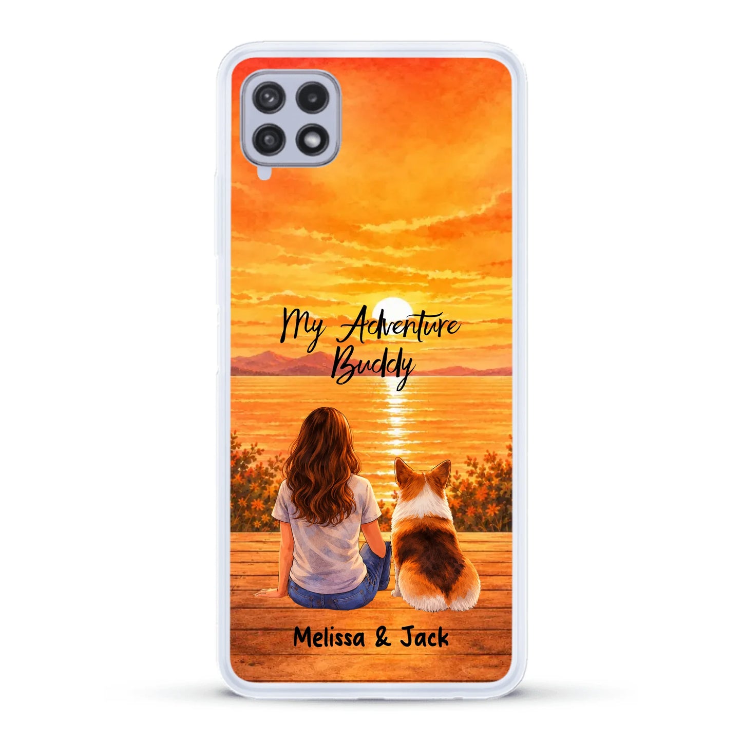 Personalised Phone Case - Watercolor Silhouette