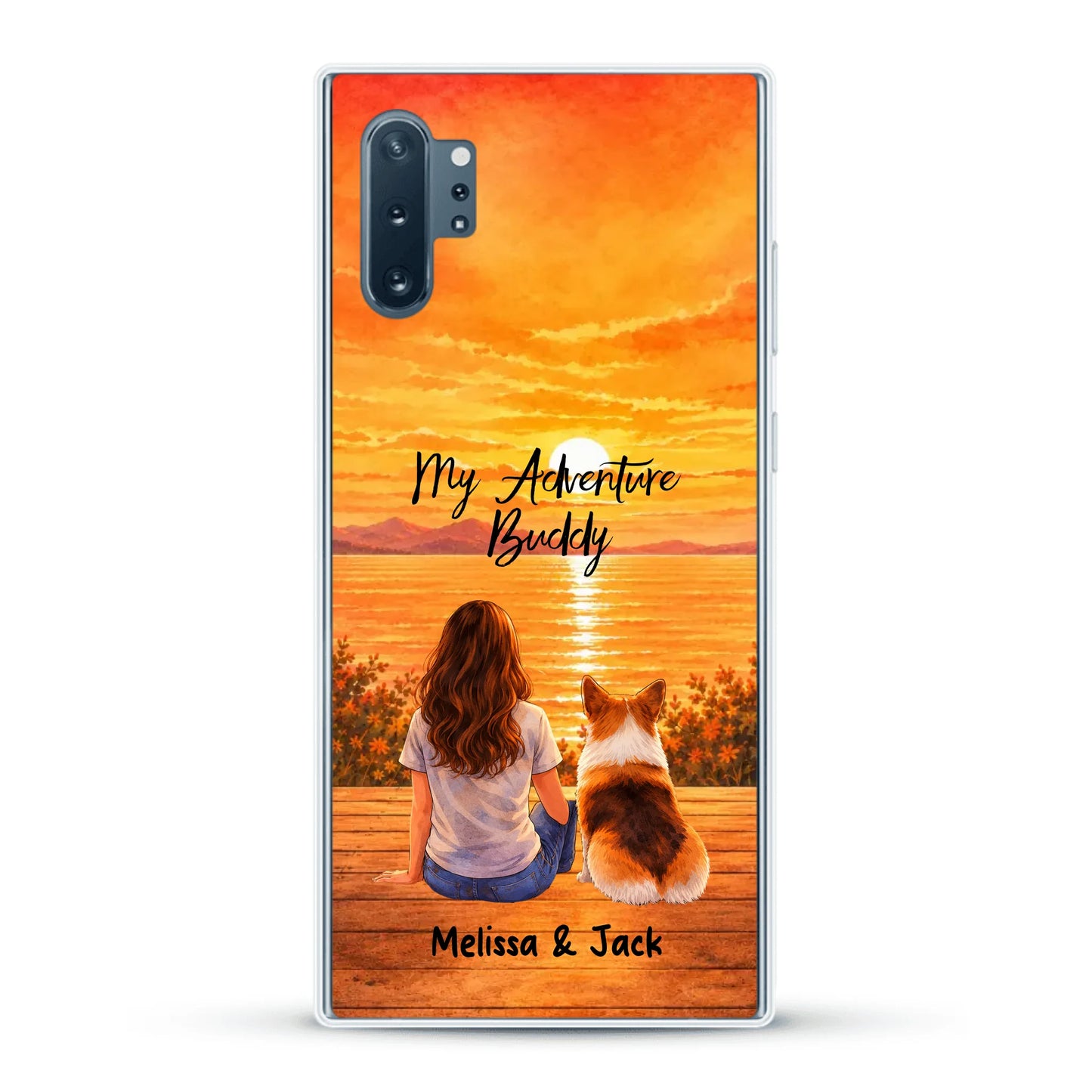 Personalised Phone Case - Watercolor Silhouette