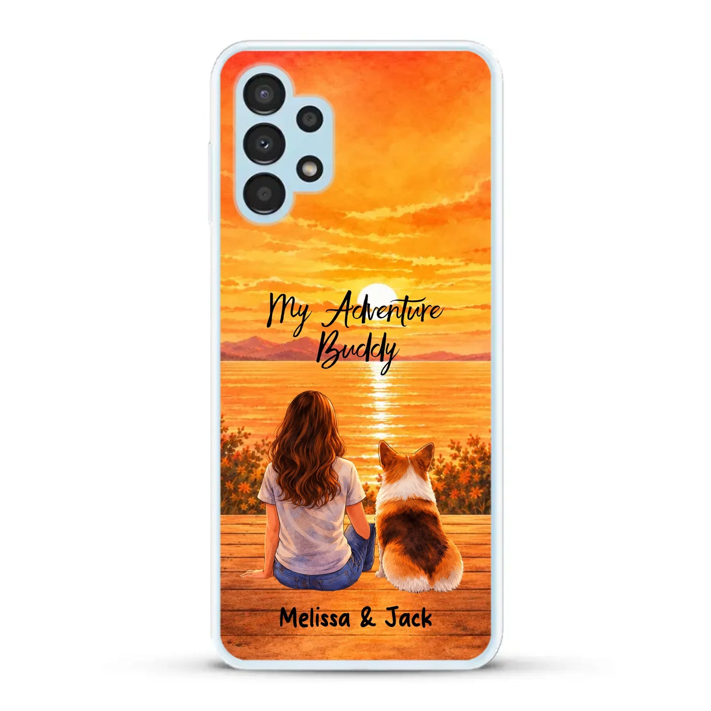 Personalised Phone Case - Watercolor Silhouette