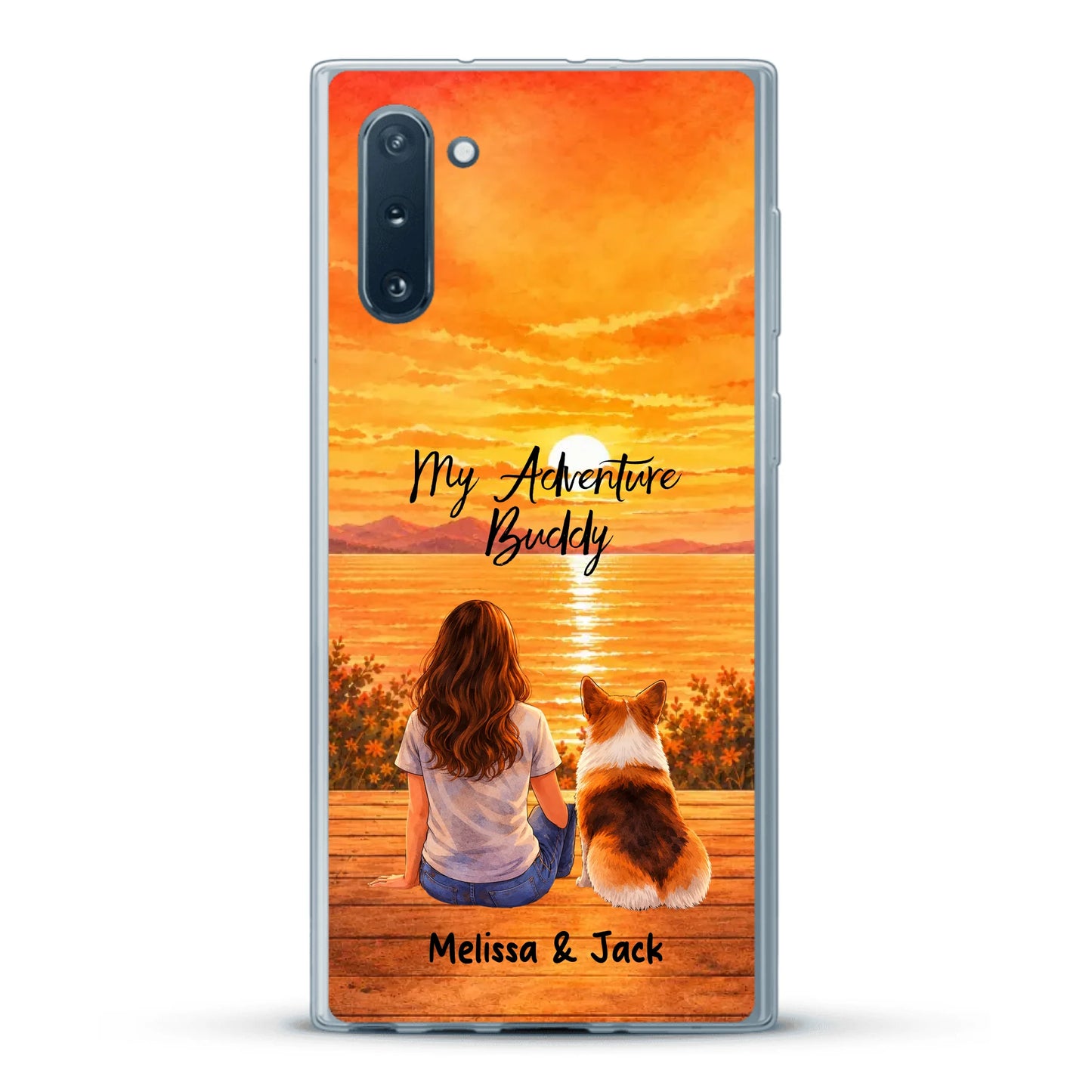 Personalised Phone Case - Watercolor Silhouette