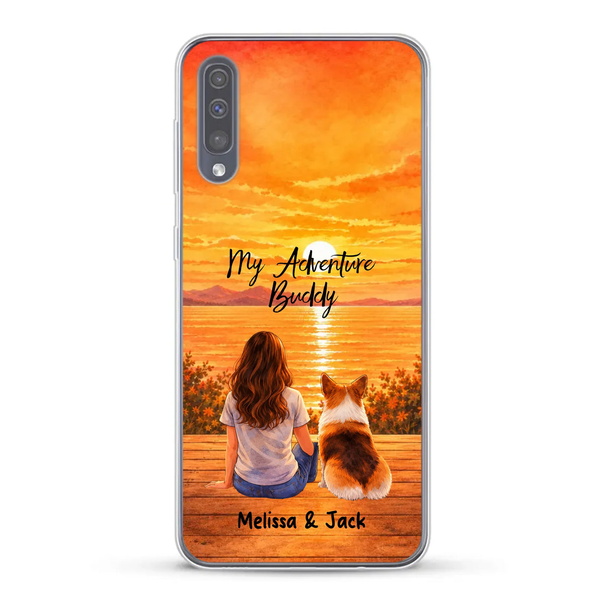 Personalised Phone Case - Watercolor Silhouette