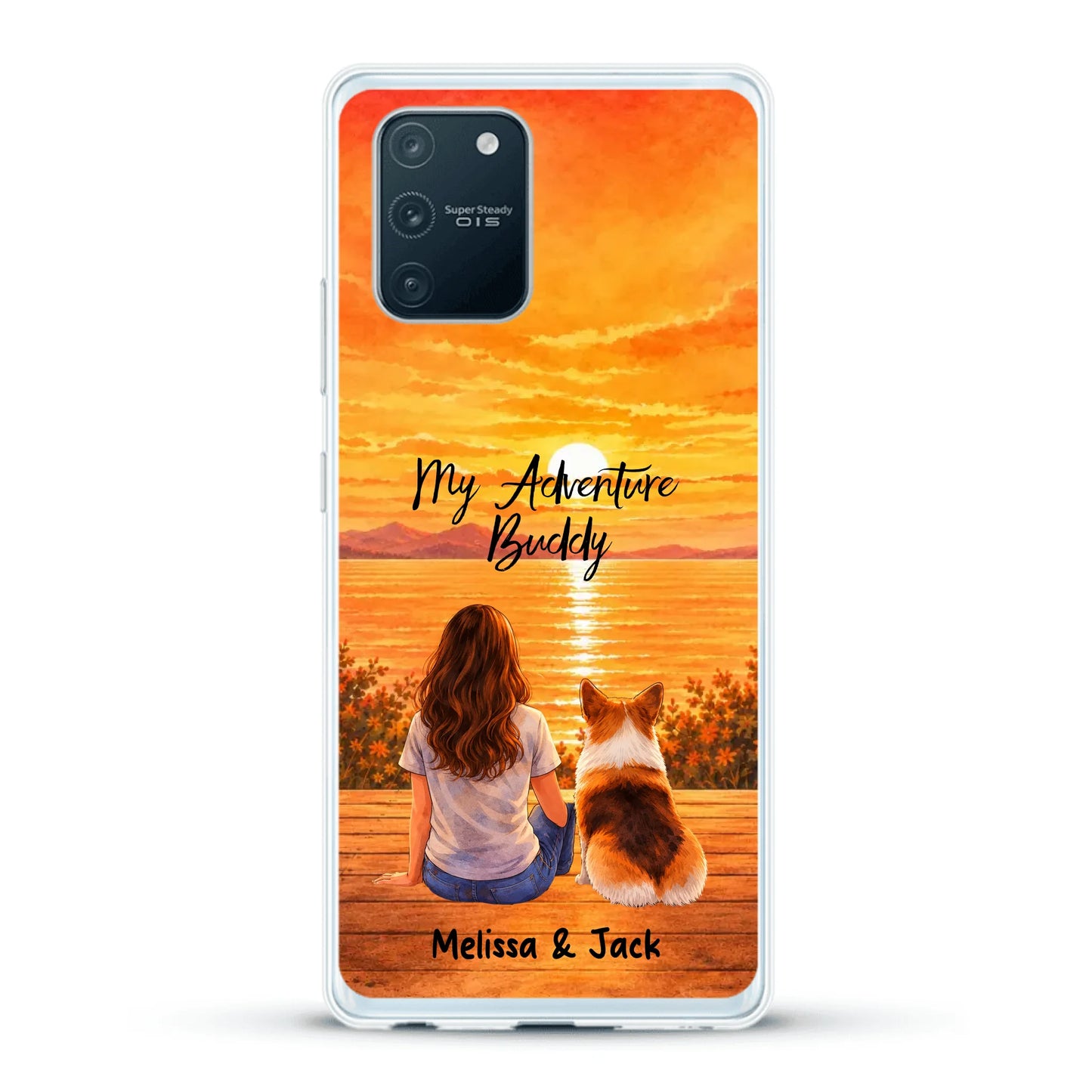Personalised Phone Case - Watercolor Silhouette
