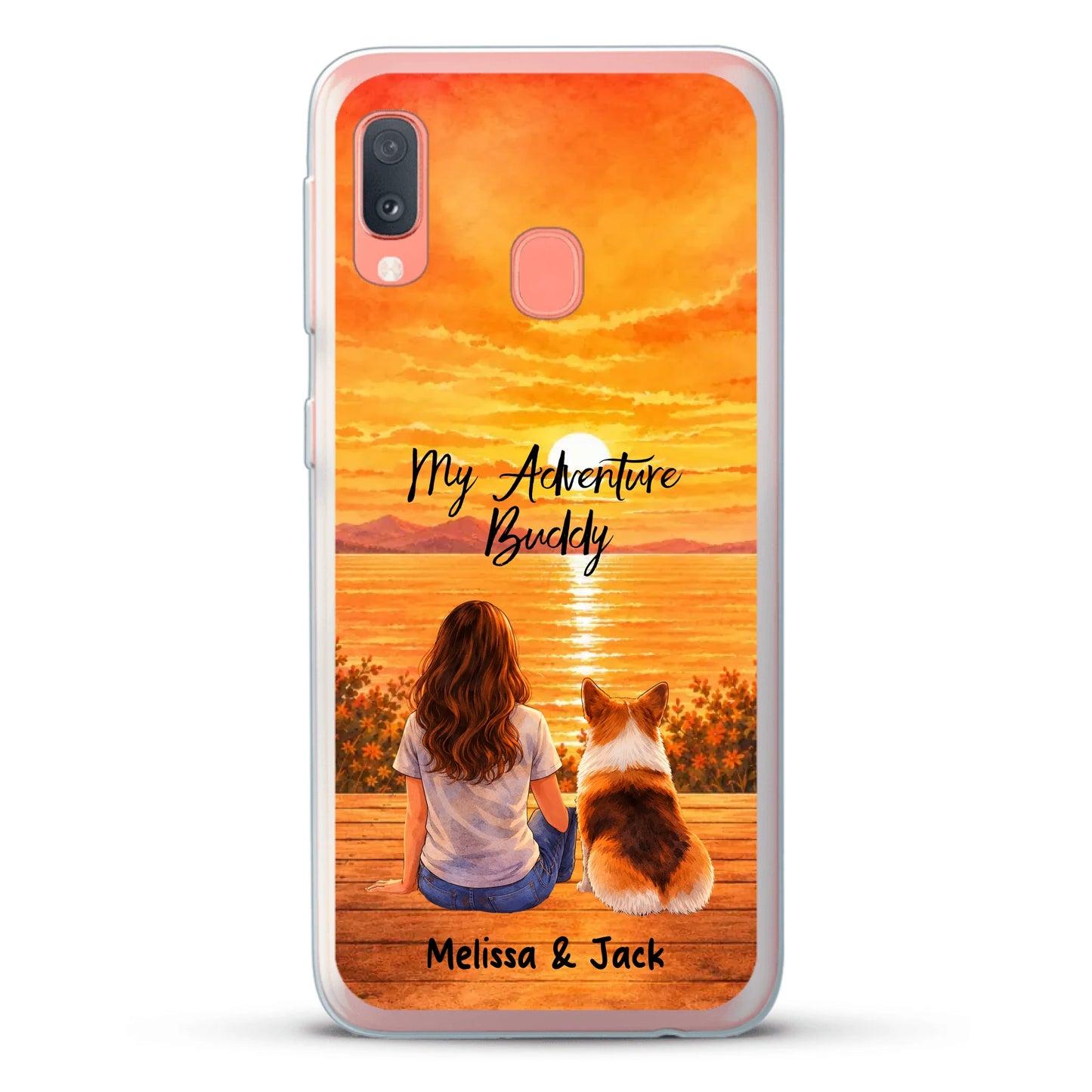 Personalised Phone Case - Watercolor Silhouette