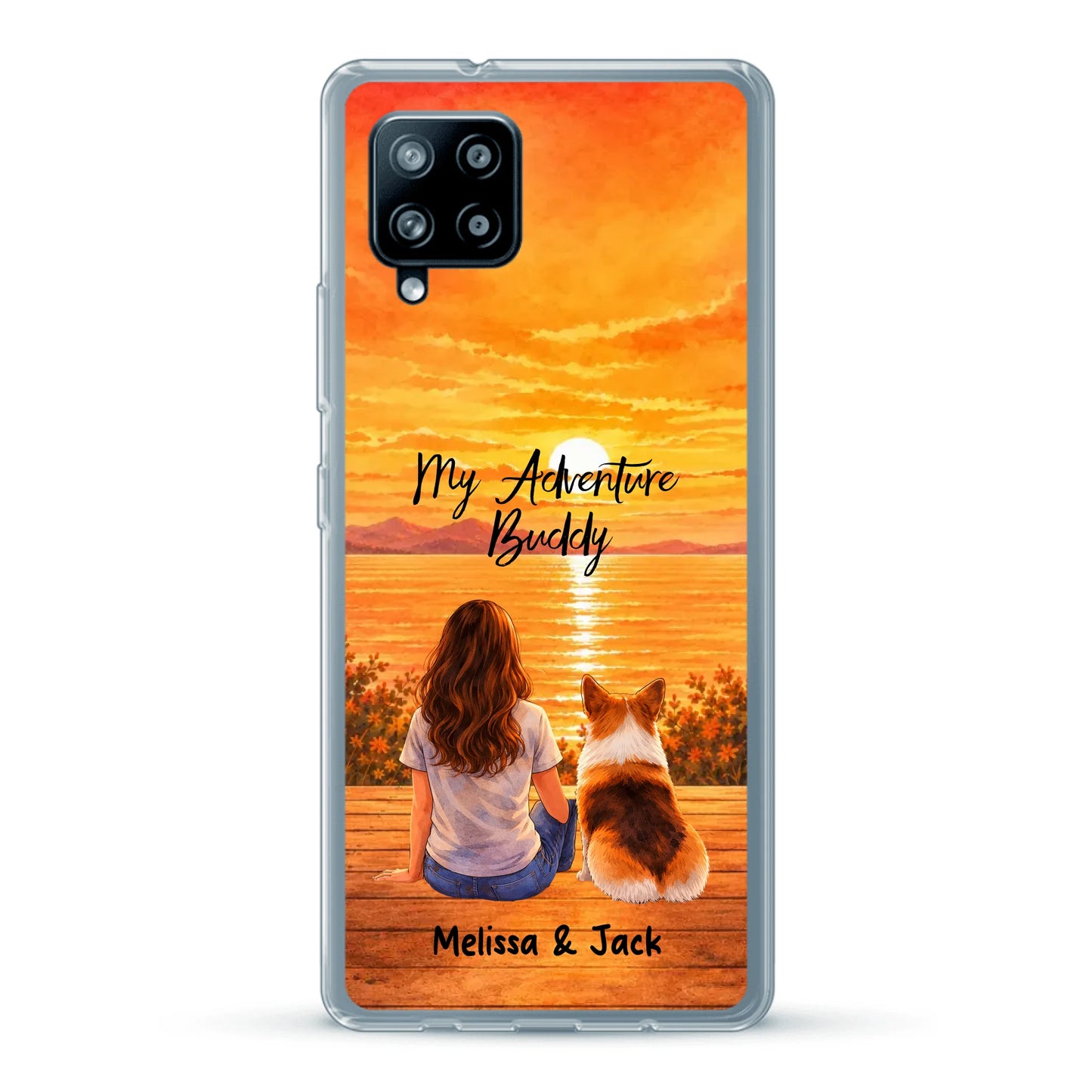 Personalised Phone Case - Watercolor Silhouette