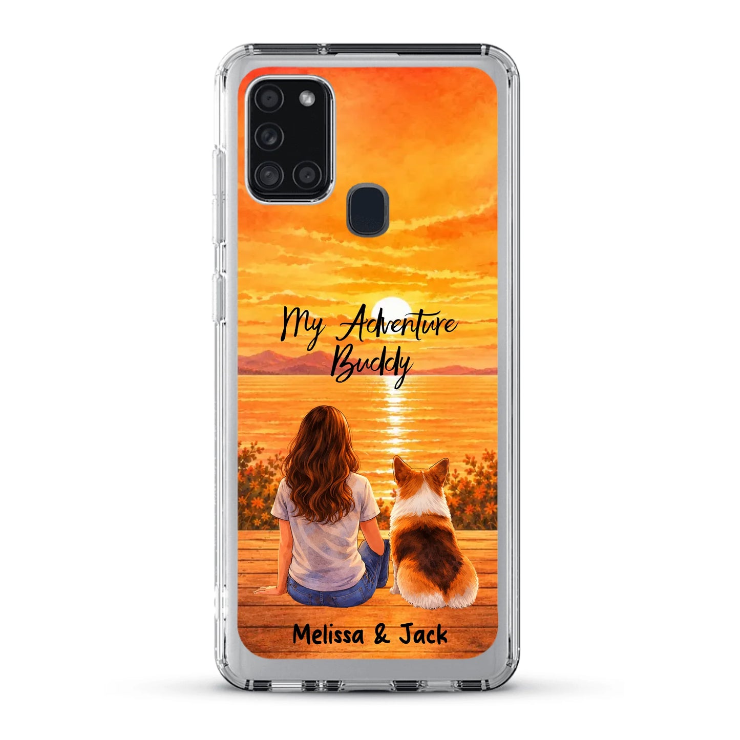 Personalised Phone Case - Watercolor Silhouette