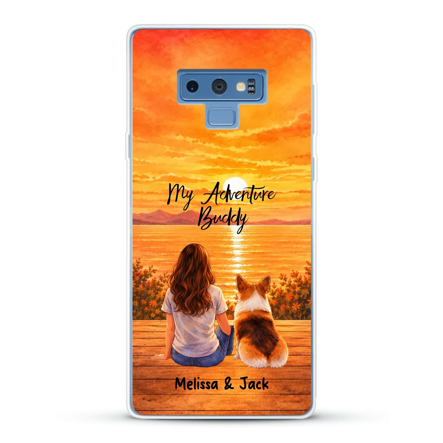 Personalised Phone Case - Watercolor Silhouette