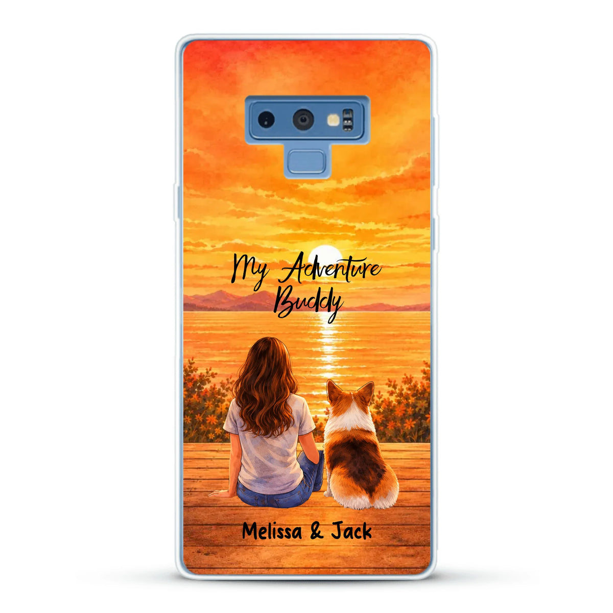 Personalised Phone Case - Watercolor Silhouette