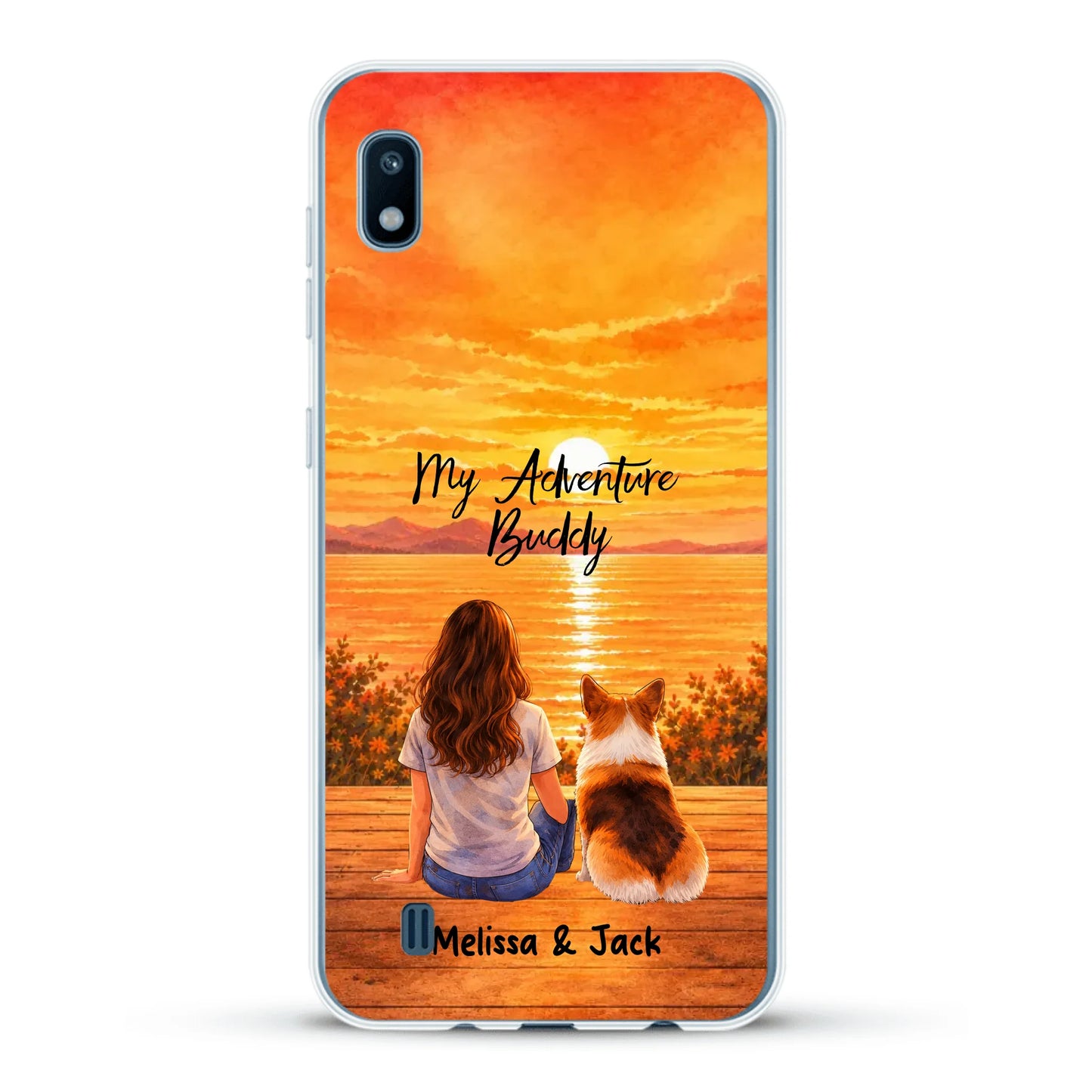 Personalised Phone Case - Watercolor Silhouette