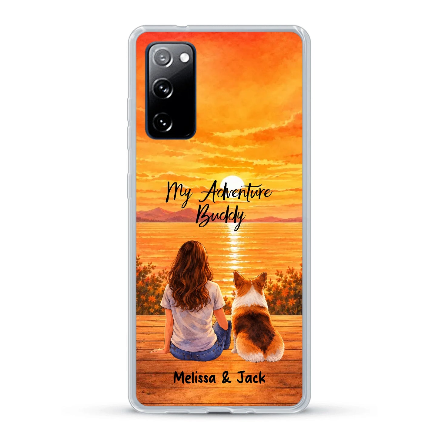 Personalised Phone Case - Watercolor Silhouette