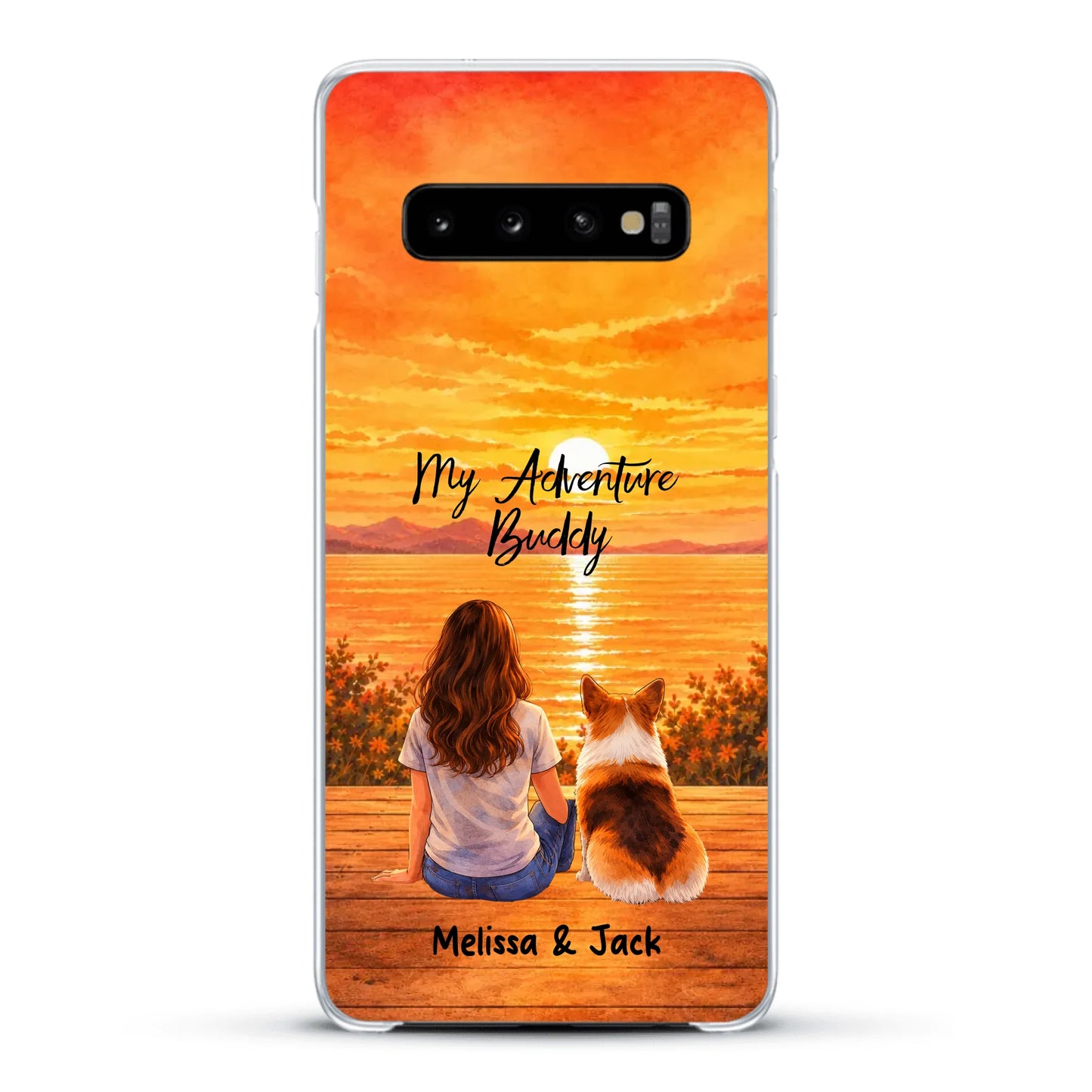 Personalised Phone Case - Watercolor Silhouette