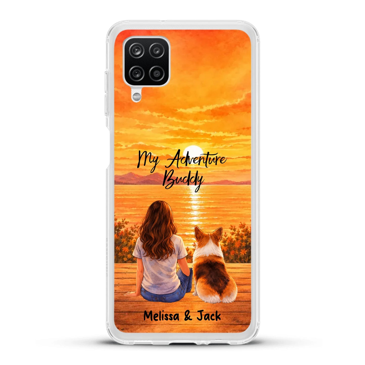 Personalised Phone Case - Watercolor Silhouette