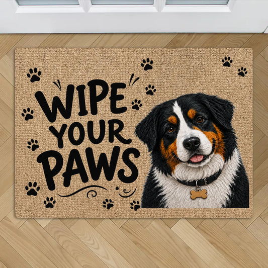 Wipe Your Paws - Personalised Doormat